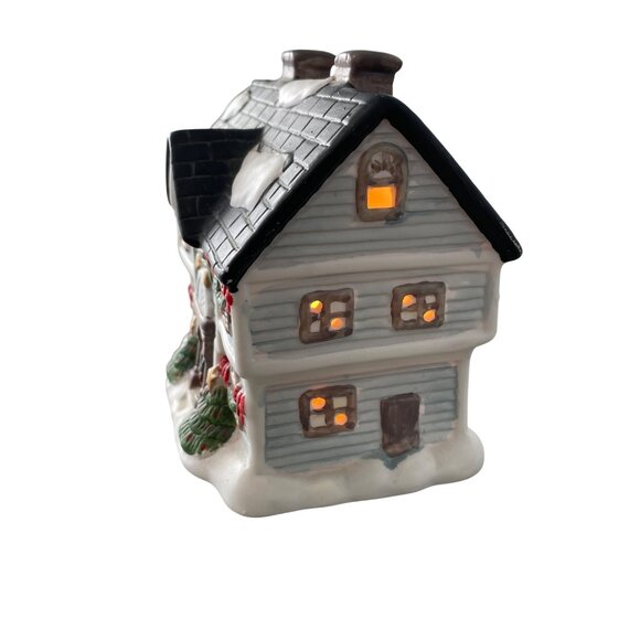 Vintage Watkins Village Collection Ceramic Light Up House 1992 Holiday Decor - Picture 2 of 7
